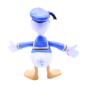 Preview: Disney Donald Duck (Neffe von Dagobert Duck) Biegefigur aus Kunststoff
